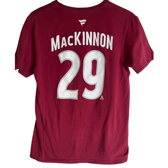 Nathan MacKinnon Hockey 2022 Stanley Cup Colorado Avalanche Youth T-Shirt - Picture 2 of 5